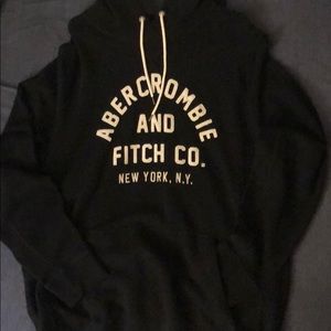Black Abercrombie and Fitch sweatshirt